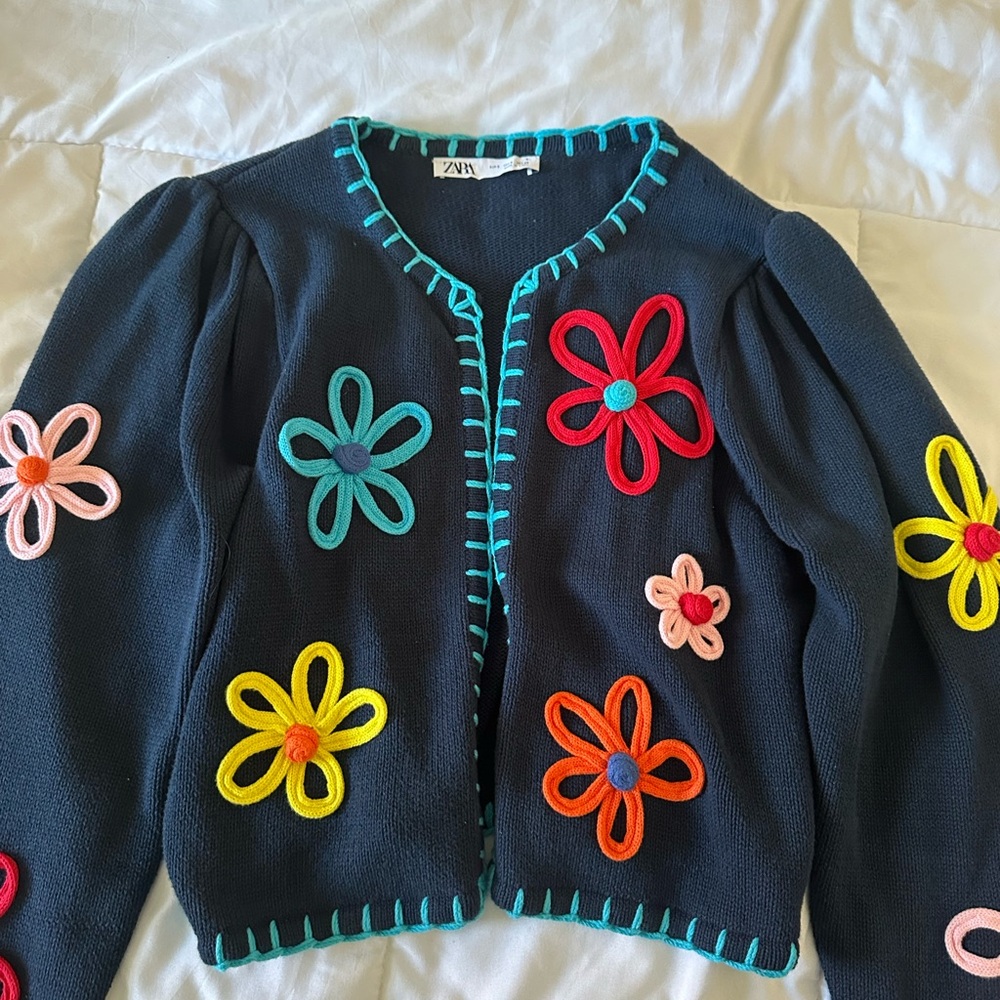 Zara cropped cardigan